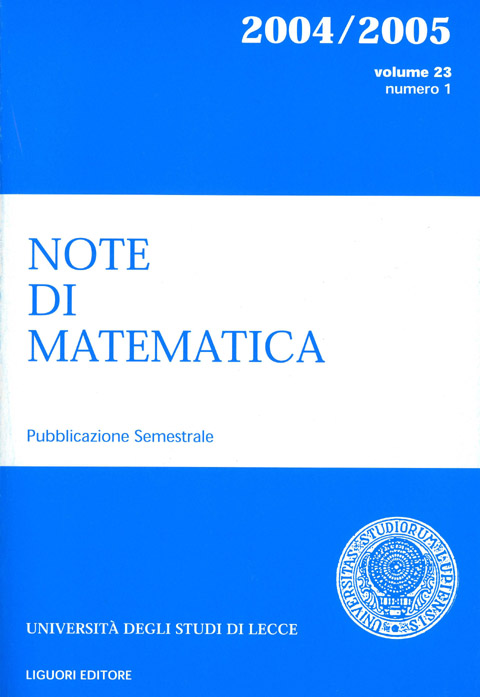 NdM_vol23_n1_2004-05 - Cover