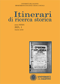 Itinerari di Ricerca Storica - Cover