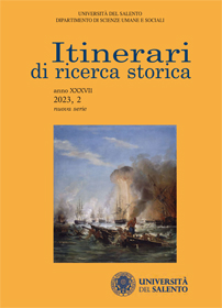 Itinerari di Ricerca Storica - Cover