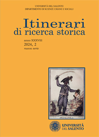 Itinerari di Ricerca Storica - Cover