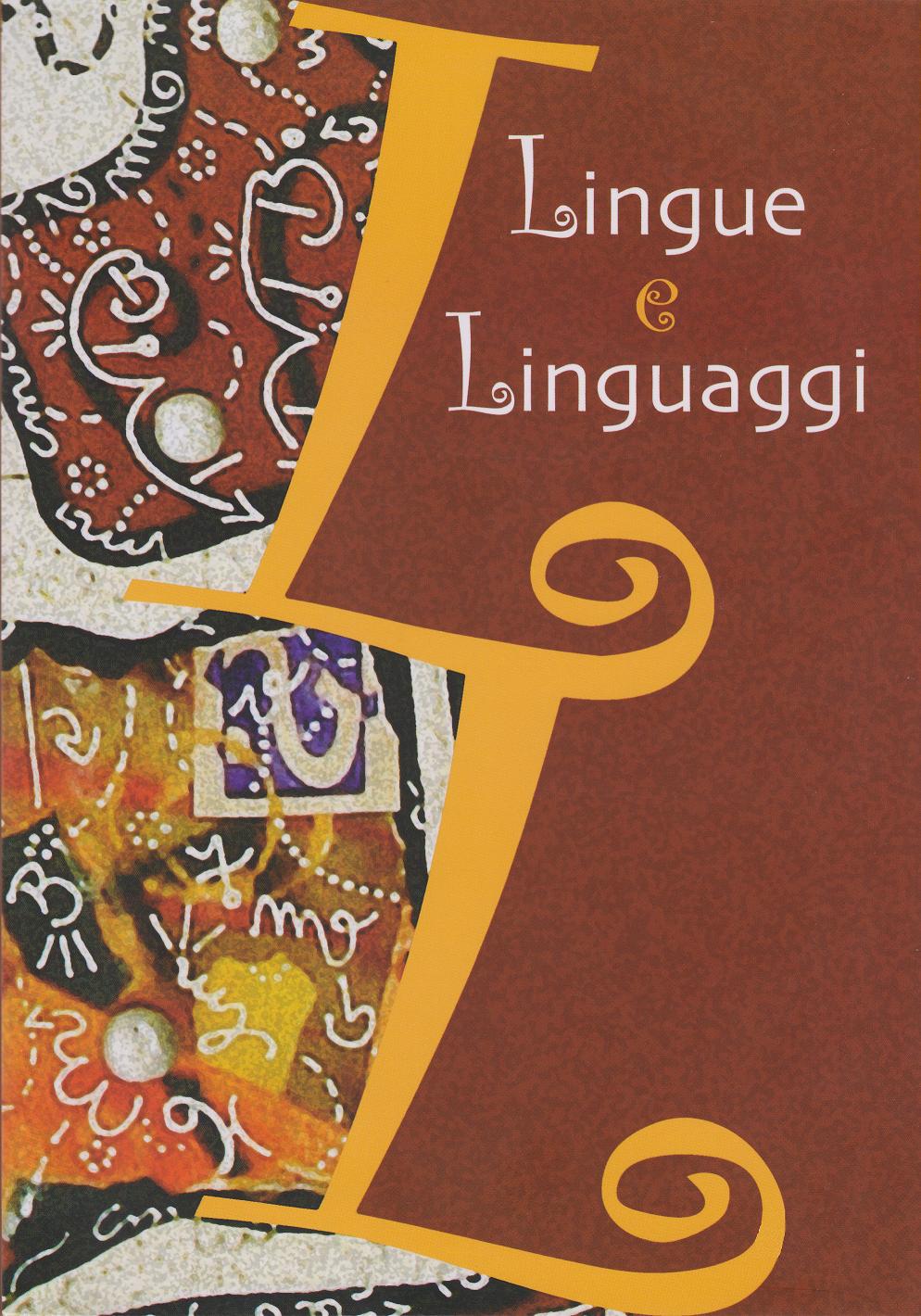 Lingue e Linguaggi - Cover