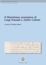 Storia del pensiero Economico - History of Economic Thought n. 1 2019 - Cover