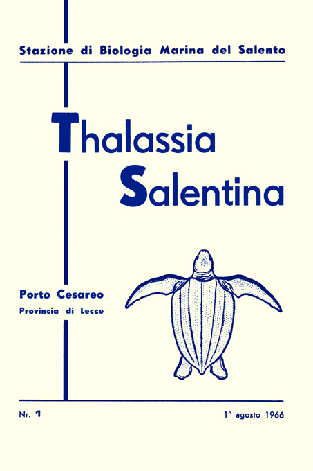 Thalassia Salentina - Cover
